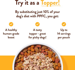 Hopkin'S Pork N’ Potato Fresh Dog Food Pouches - Human-Grade, Grain-Free Wet Meal Topper Mixer & Meals - Small & Large Breed Puppy & Senior Dogs - Made in the USA - 5 Pack