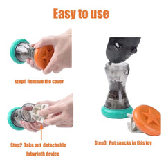 Treat Dispensing Slow Feeder,Interactive Dog Puzzle Toy, Dogs Enrichment Toy to Keep Them Busy