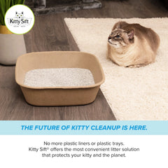Eco-Friendly Disposable Litter Box Jumbo for Cats (Pack of 6)