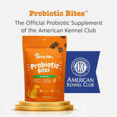 (3 Pack) Probiotic Bites for Dogs, Pumpkin Flavor, 60 Count