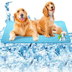 NONOR Dog Cooling Mat Summer Pet Bed for Dogs Cats Kennel Pad Breathable Pet Self Cooling Blanket Dog Car Seat Bed