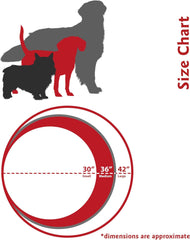 Peach Trellis Medium round Indoor Outdoor Pet Dog Bed with Removable Washable Cover by Products