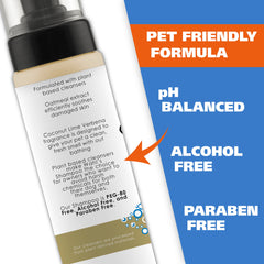 Waterless No Rinse Coconut Lime Verbena Dog Shampoo, 7.1-Oz Bottle 820015A