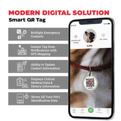 Purple Cotton Dog Harness Eco Friendly for Medium Dogs M Size 2332 Inch