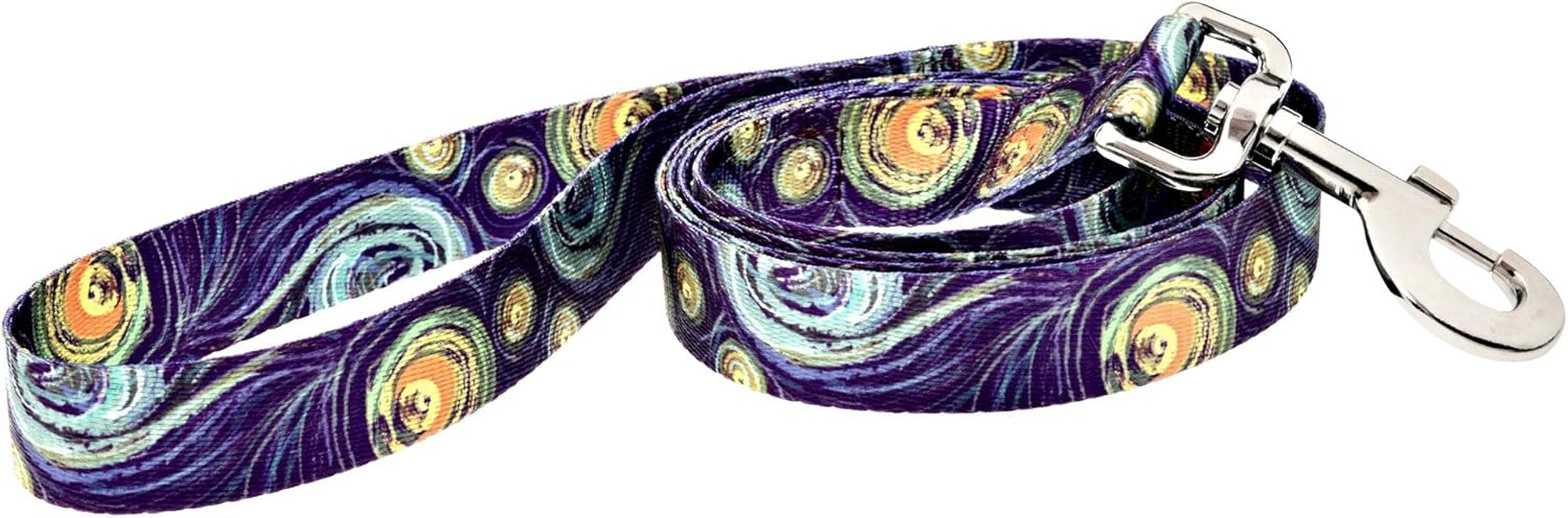 Eco Friendly Van Gogh Fashion Dog Leash, 5-Feet