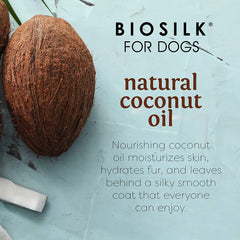 for Dogs Silk Therapy Conditioner with Natural Coconut Oil | Coconut Oil Dog Conditioner from for Dogs | Pet Conditioner for Dogs, 12 Ounces,Beige