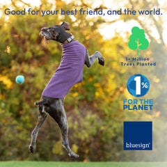 Goldpaw Stretchy Fleece Jacket for Small Dogs - Super Soft, Warm Dog Sweater - Pet Sweater Vest for Fall and Winter - Canine Clothes Made in the USA - Machine Washable - Mulberry Plaid - Size 16