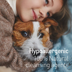 Hypoallergenic Premium Waterless Shampoo for All Pets (Unscented, 6.4 Oz) - Fragrance Free, Natural Dry Shampoo, Waterless Foam, Grooming for Dogs and Cats