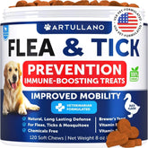 Flea and Tick Prevention for Dogs Chewables Natural Flea Treatment