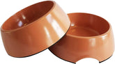 Dog Bowls, Set of 2 Non Skid Bamboo Bowls for Puppies and Dogs, 32Oz Each, Coral
