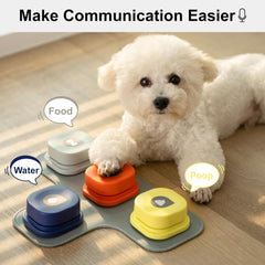 Pup Talk™ Interactive Dog Talking Buttons + Training Mat 🎤🐾
