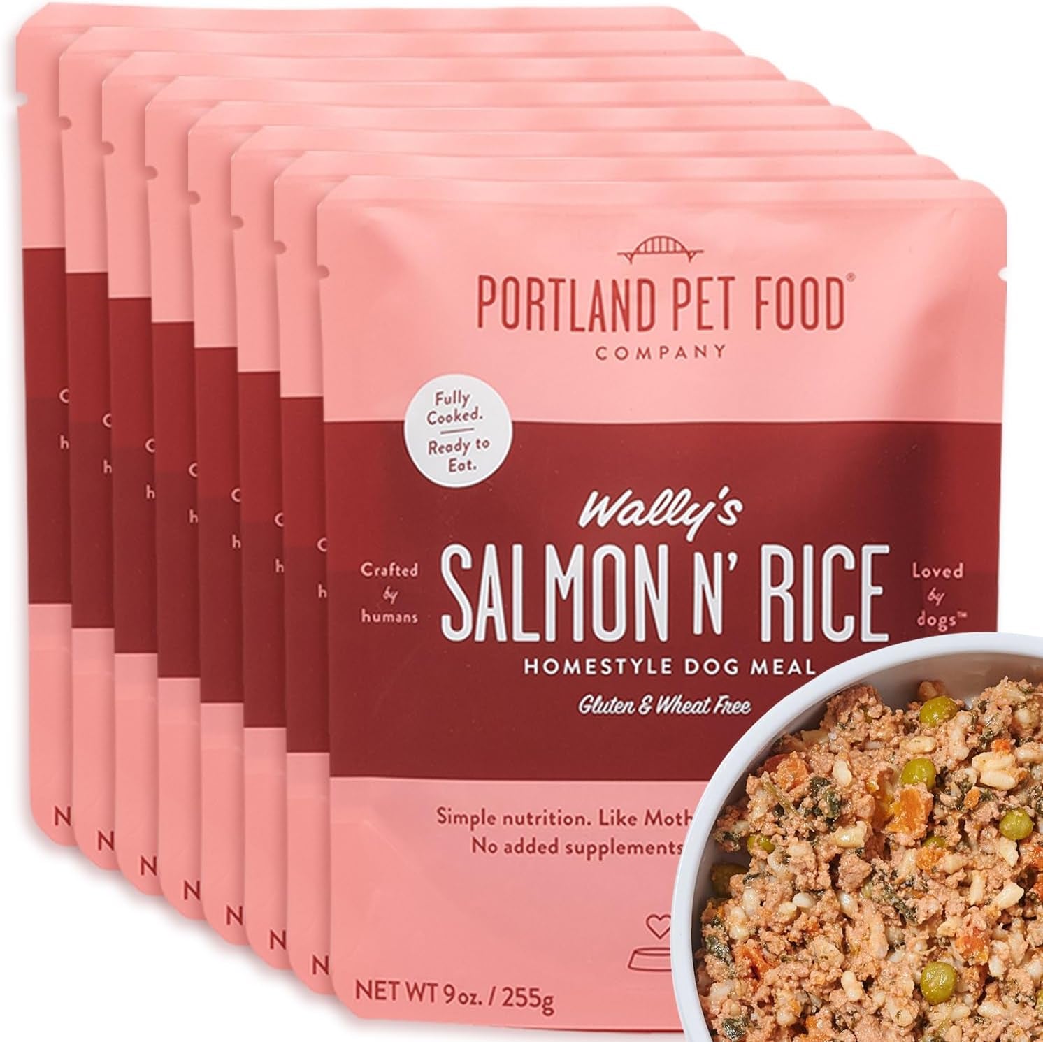 Hopkin'S Pork N’ Potato Fresh Dog Food Pouches - Human-Grade, Grain-Free Wet Meal Topper Mixer & Meals - Small & Large Breed Puppy & Senior Dogs - Made in the USA - 5 Pack
