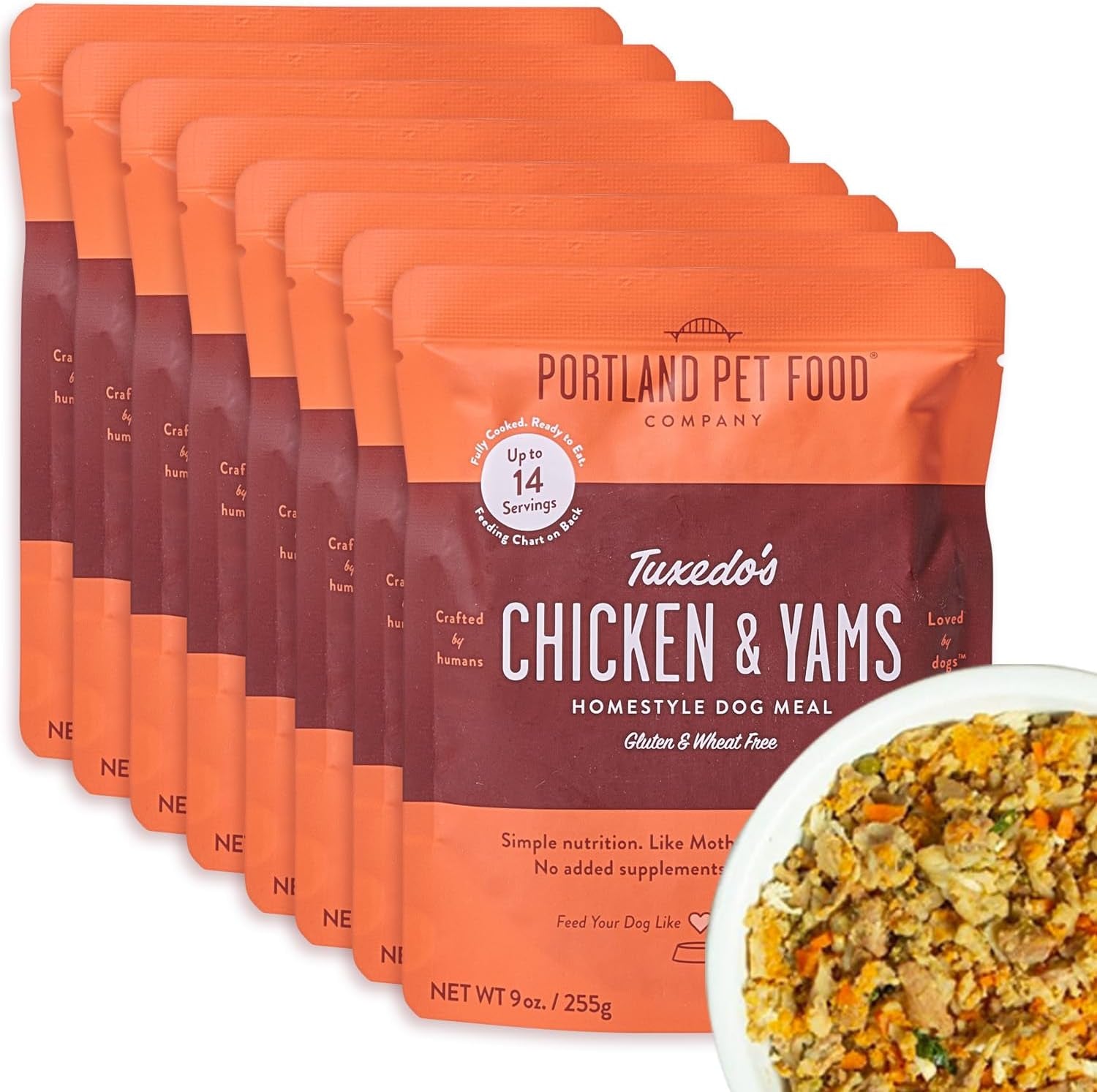 Hopkin'S Pork N’ Potato Fresh Dog Food Pouches - Human-Grade, Grain-Free Wet Meal Topper Mixer & Meals - Small & Large Breed Puppy & Senior Dogs - Made in the USA - 5 Pack