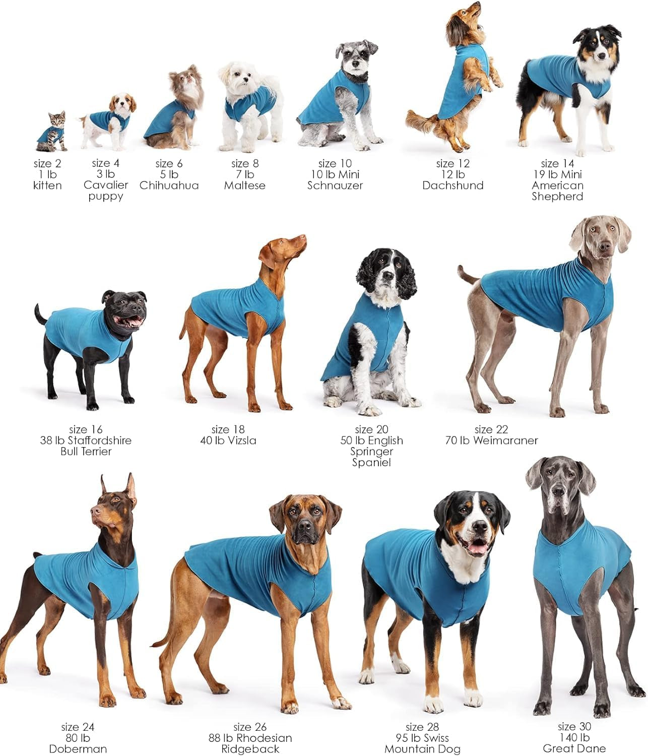 Goldpaw Stretchy Fleece Jacket for Small Dogs - Super Soft, Warm Dog Sweater - Pet Sweater Vest for Fall and Winter - Canine Clothes Made in the USA - Machine Washable - Red - Size 12