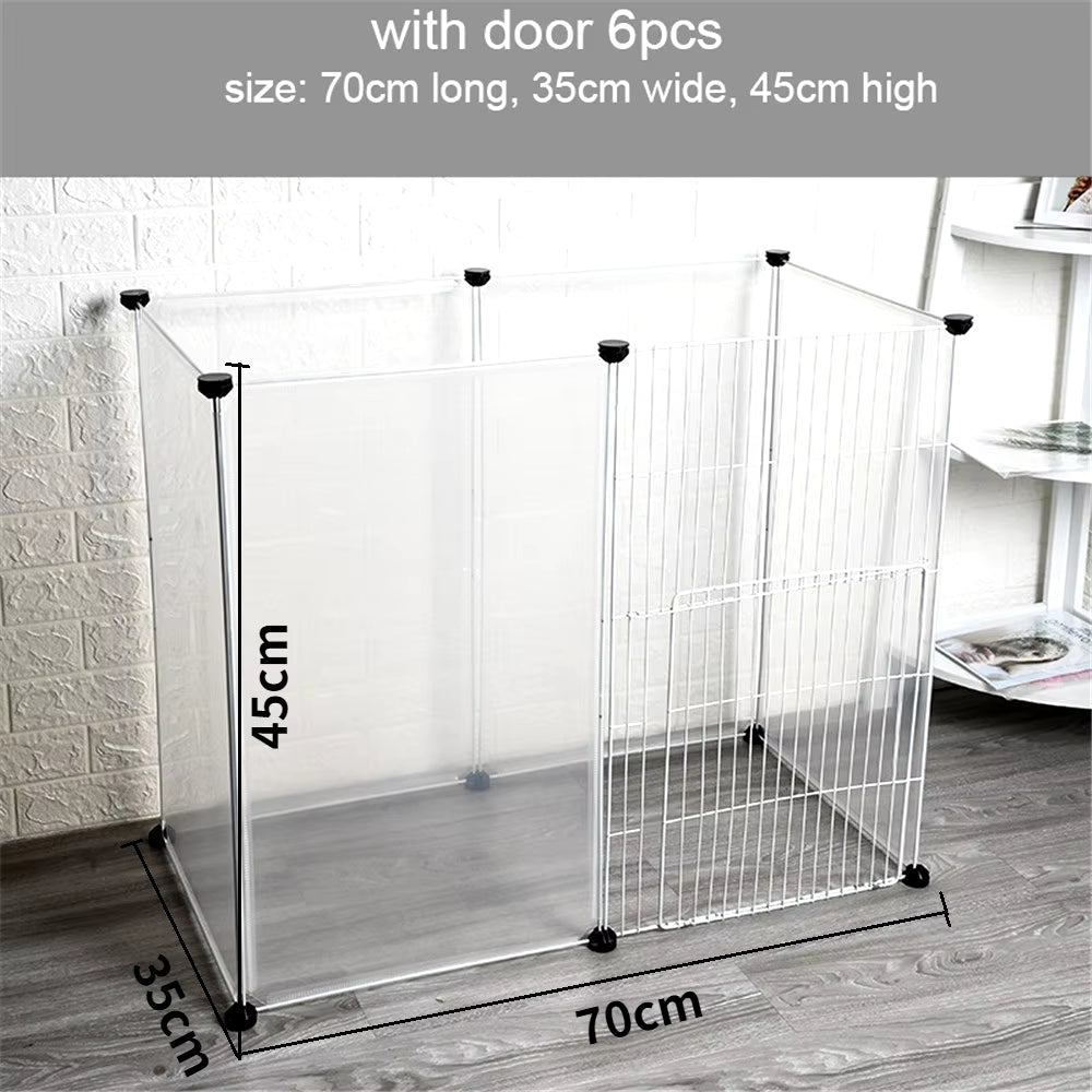 Foldable Pet Playpen Dog Fence Puppy Kennel House Exercise Training Puppy Kitten Space Dogs Supplies Rabbits Guinea Pig Cage