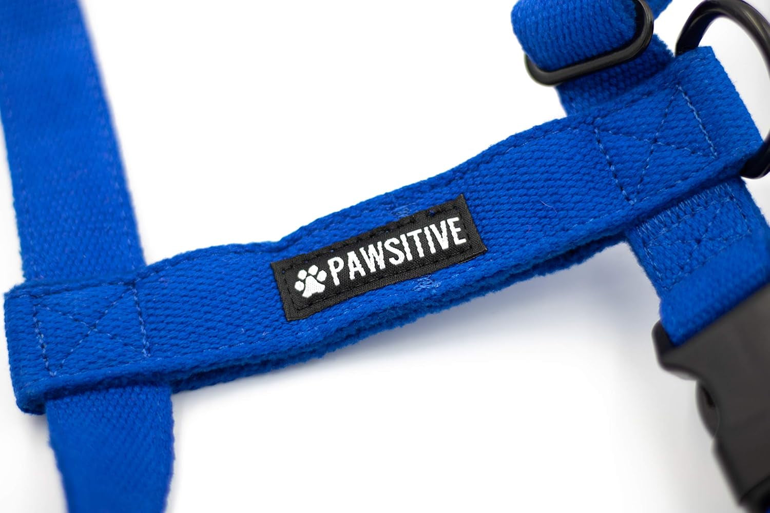 Pawsitive Dog Harness for Small, Medium, and Large Dogs. Puppy Harness for Dogs. Made from Soft Hypoallergenic Organic Hemp. (Small, Blue)
