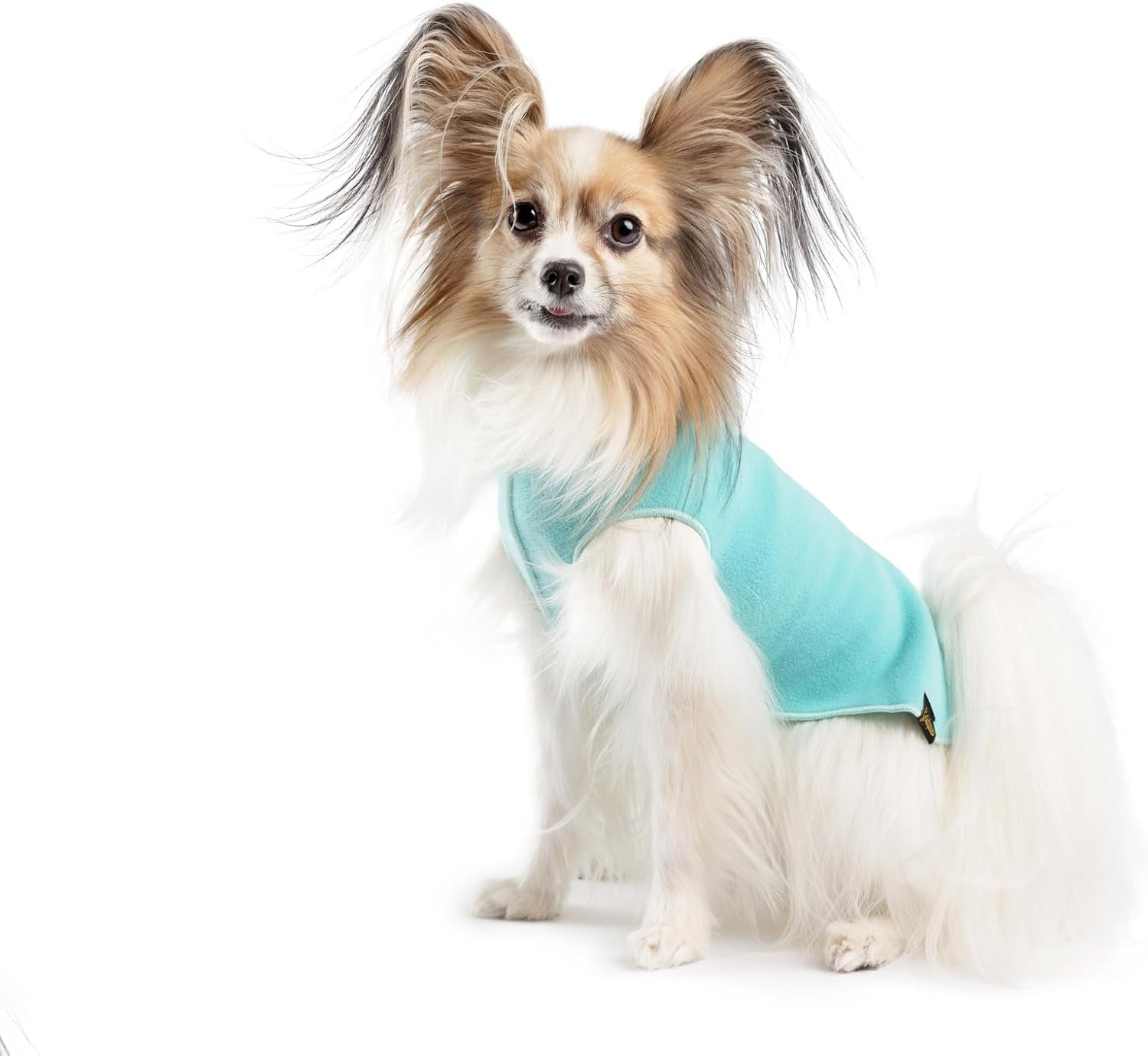 Goldpaw Stretchy Fleece Jacket for Small Dogs - Super Soft, Warm Dog Sweater - Pet Sweater Vest for Fall and Winter - Canine Clothes Made in the USA - Machine Washable - Red - Size 12