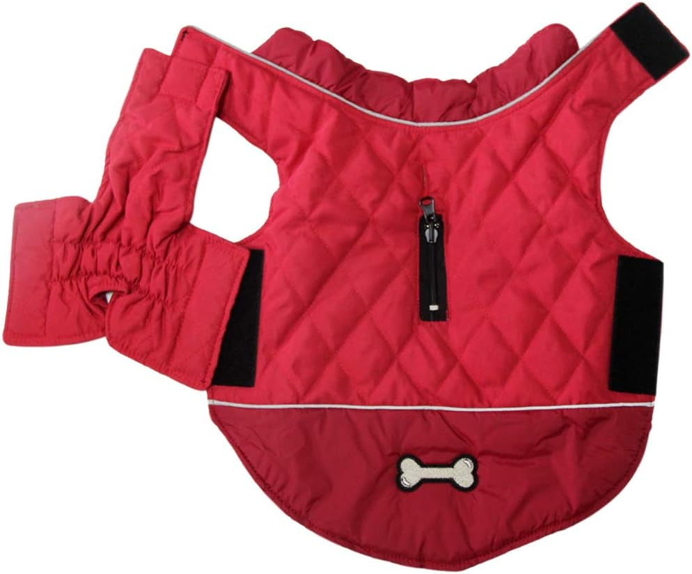 Workwear Style Dog Jacket with Built-in Harness