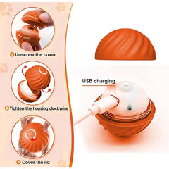 New Smart Pet Dog Ball Toy Electric Interactive Automatic Puupy Jumping Rolling Ball Rechargeable Moving Ball Toys for Dog