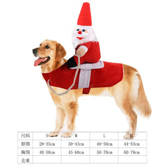 Pet Costume Dog Suit Cowboy Rider Style Dog Carrying Costume for Small Medium Large Dogs Halloween Clothes