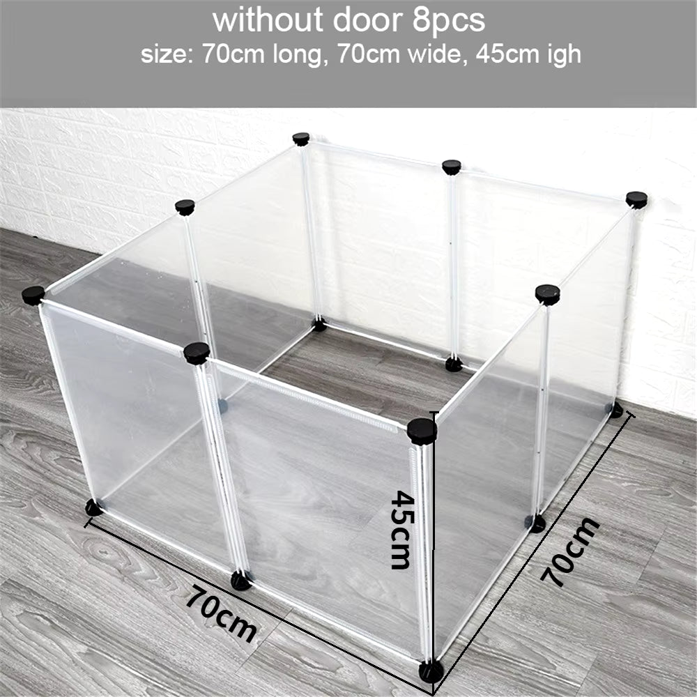 Foldable Pet Playpen Dog Fence Puppy Kennel House Exercise Training Puppy Kitten Space Dogs Supplies Rabbits Guinea Pig Cage