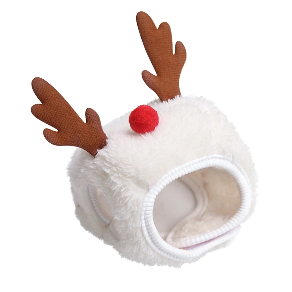 Christmas Pet Dog Cat Hat Small Puppy Santa Caps Christmas Party Pet Supplies Holiday Costume Ornaments Cosplay Head Accessories