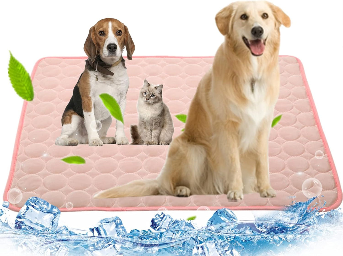 Chill & Cozy Cooling Mat – Sweet Relief for Your Pet on Hot Days 🌞❄️