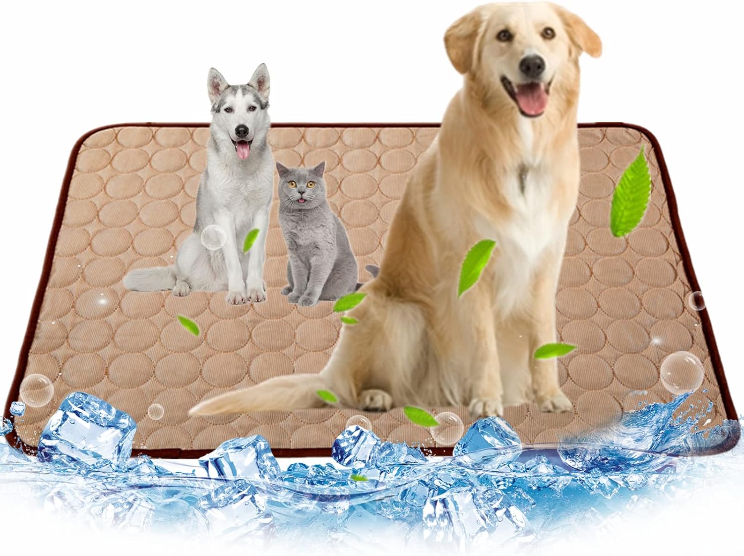 Chill & Cozy Cooling Mat – Sweet Relief for Your Pet on Hot Days 🌞❄️
