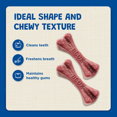 Dental Bones Small Natural Dental Chew Dog Treats, 12-Oz. Bag