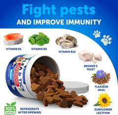Flea and Tick Prevention for Dogs Chewables Natural Flea Treatment