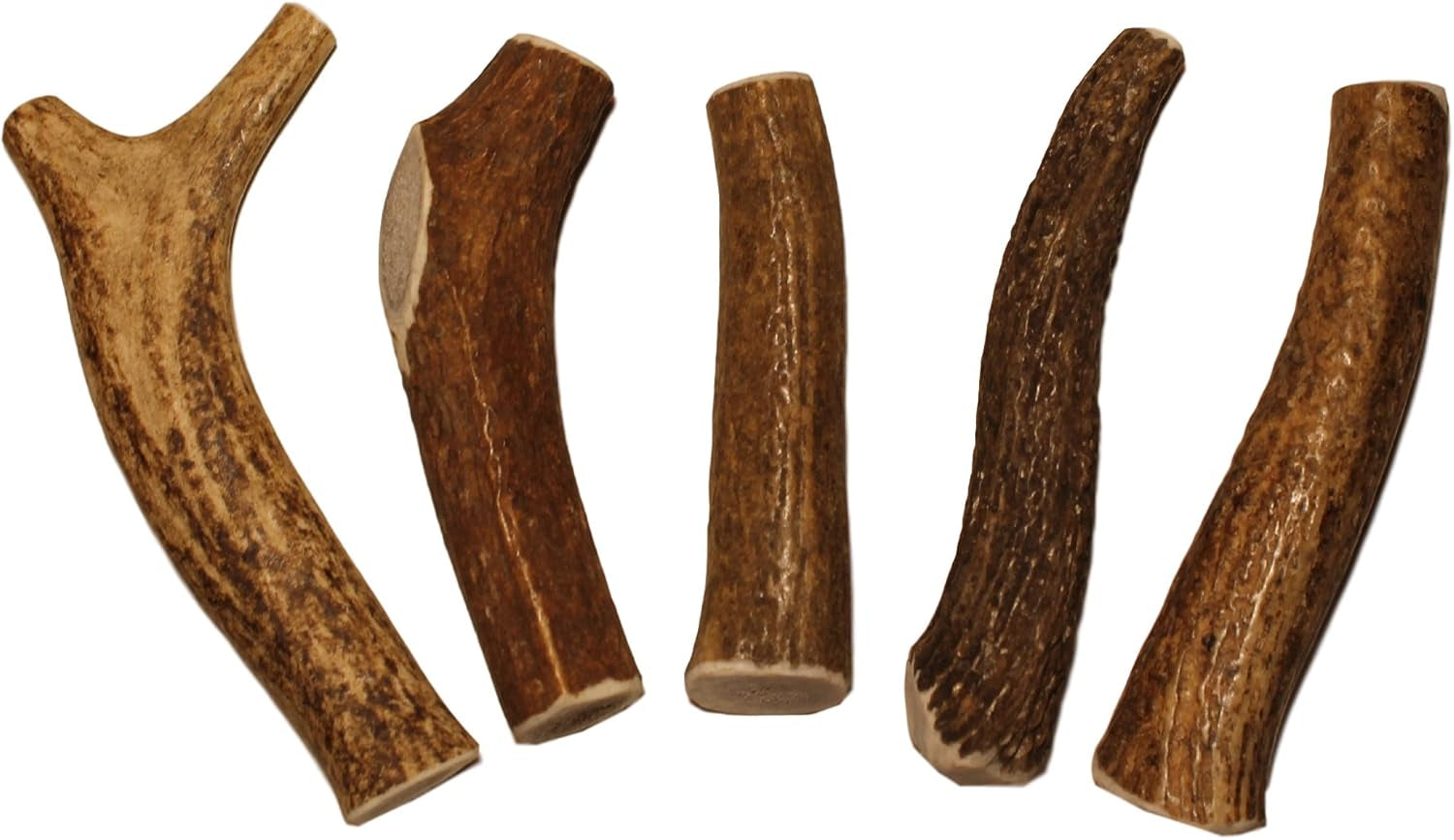 Small Whole Single Pack (For 10-30 Lb Dogs and Puppies) Premium Grade Elk Antler for Dogs (1 Piece) Sourced in the USA