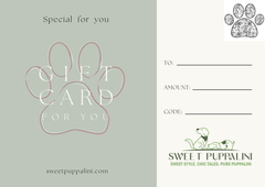 Sweet Puppalini Gift Card 🐾 - Sweet Puppalini