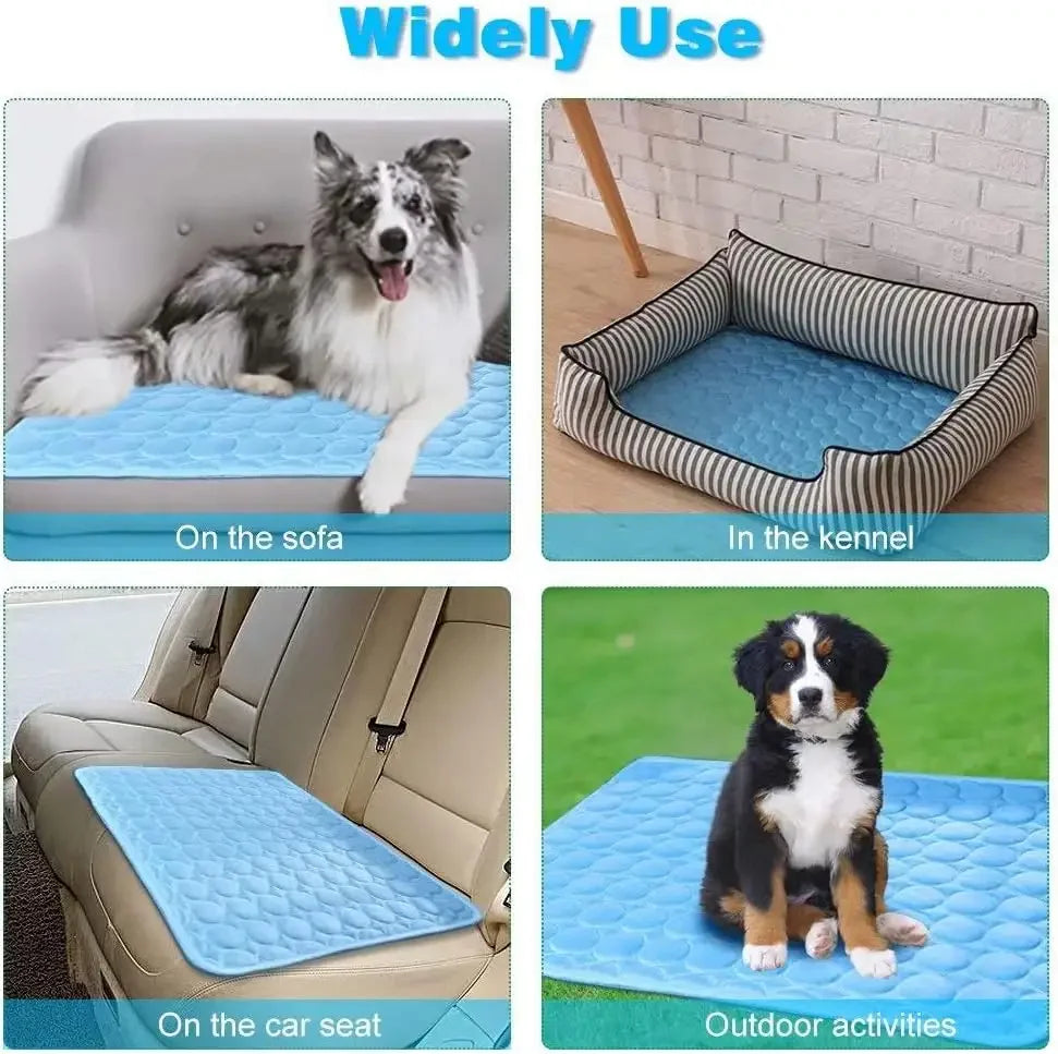 Pet Cooling Bed Mat – Iced Rug for Summer Comfort ❄️ - Sweet Puppalini