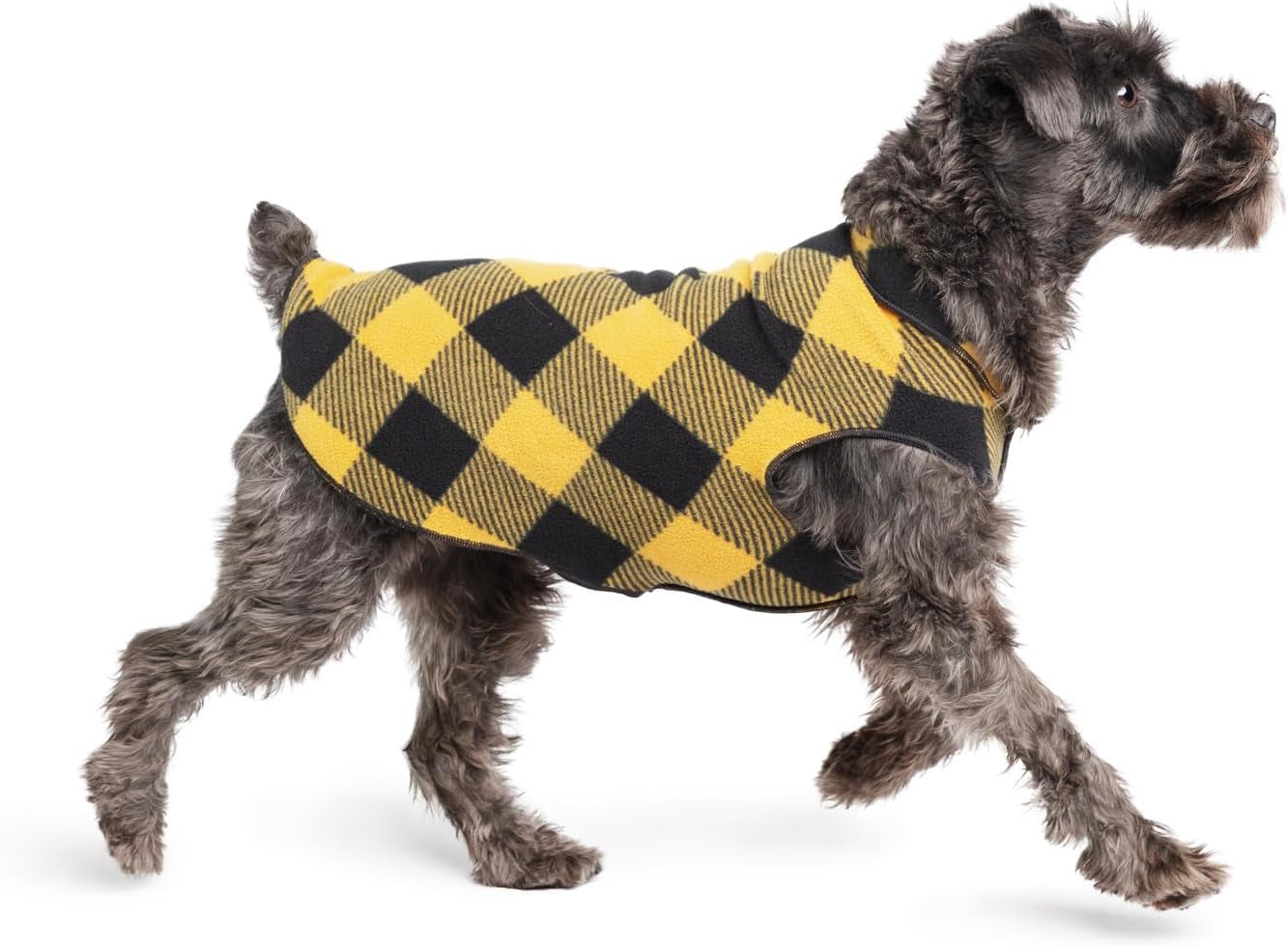 Goldpaw Stretchy Fleece Jacket for Small Dogs - Super Soft, Warm Dog Sweater - Pet Sweater Vest for Fall and Winter - Canine Clothes Made in the USA - Machine Washable - Red - Size 12