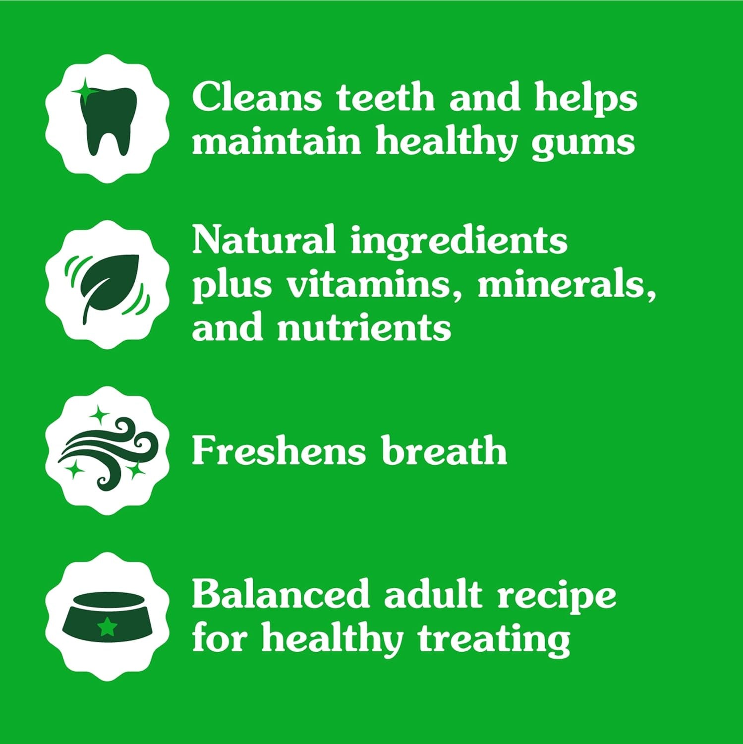Original Large Dental Dog Treats, 6 Oz. Pack (4 Treats)