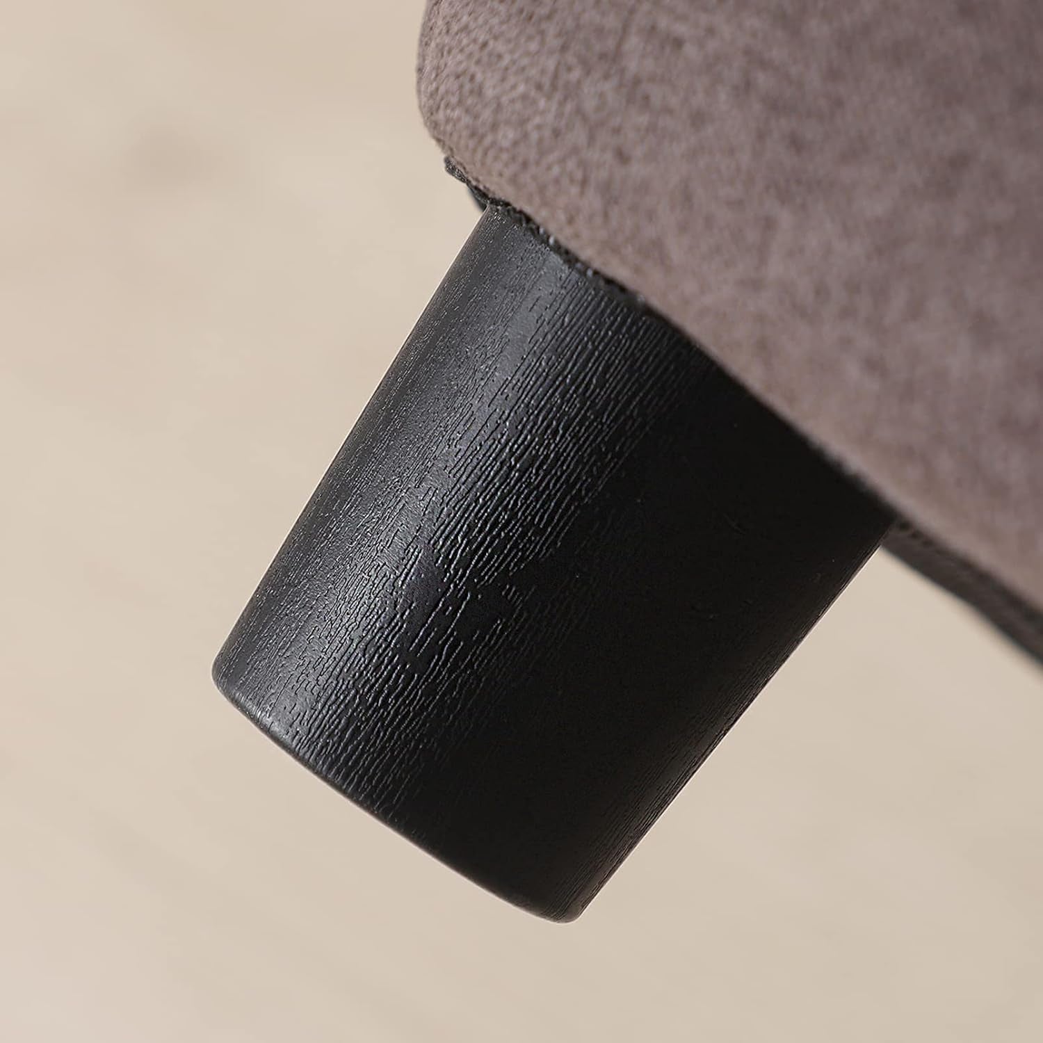 Pet Sofa Bed, Velvet & Linen Fabric Pet Couch Chair with Removeable & Washable Cushion for Small Dogs Cats (Brown)