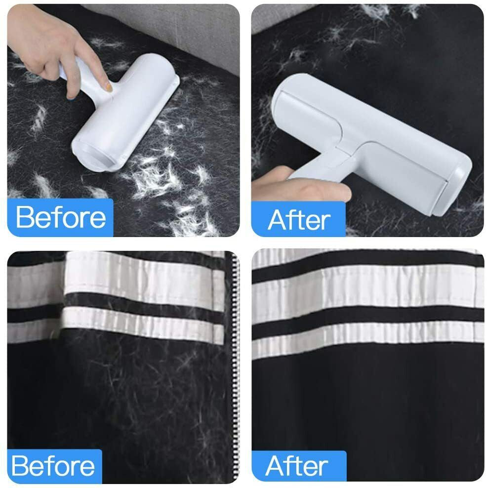 REUSABLE LINT ROLLER REMOVER PET CAT DOG ANIMAL FUR HAIR, ECO FRIENDLY