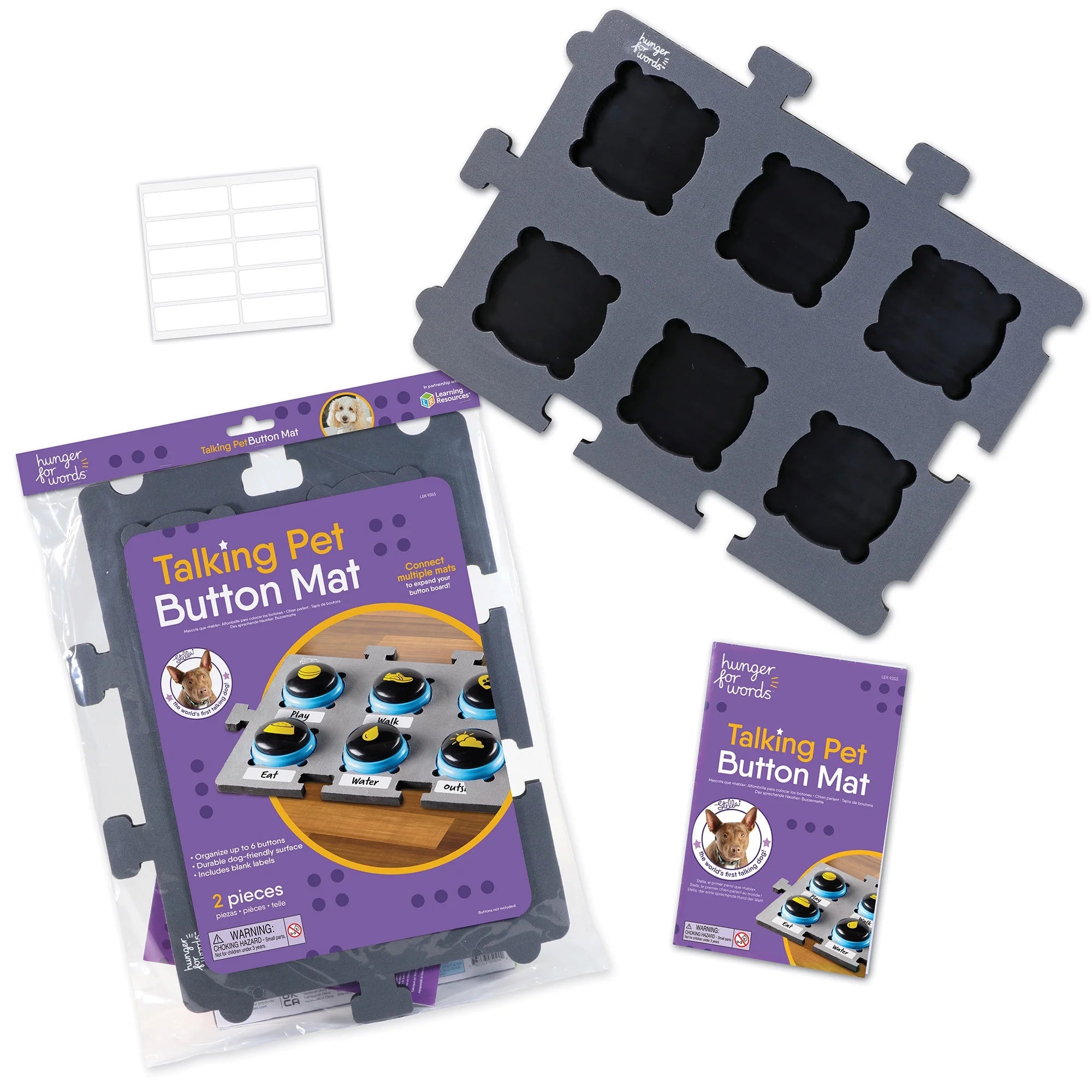 1- Piece Mat for Dog Communication Buttons