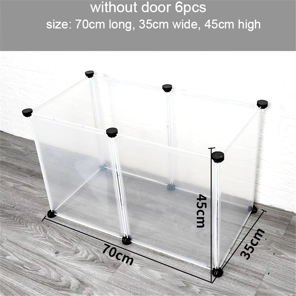 Foldable Pet Playpen Dog Fence Puppy Kennel House Exercise Training Puppy Kitten Space Dogs Supplies Rabbits Guinea Pig Cage