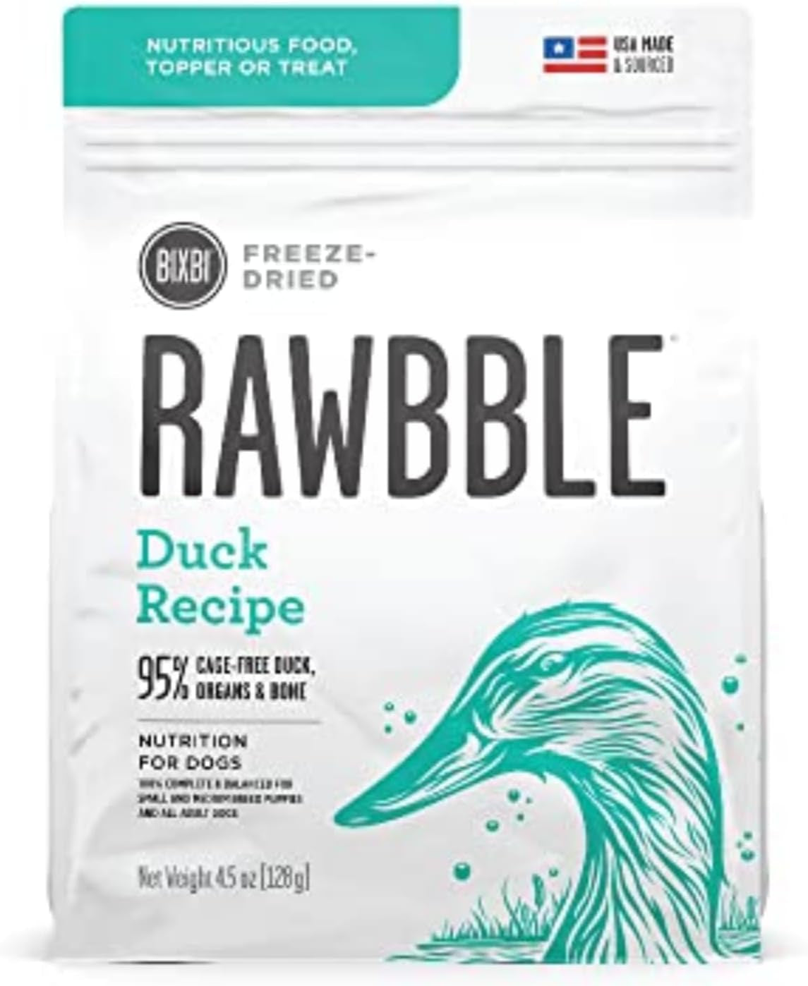 Rawbble Freeze Dried Dog Food, Pork Recipe, 26 Oz - 97% Meat and Organs, No Fillers - Pantry-Friendly Raw Dog Food for Meal, Treat or Food Topper - USA Made in Small Batches