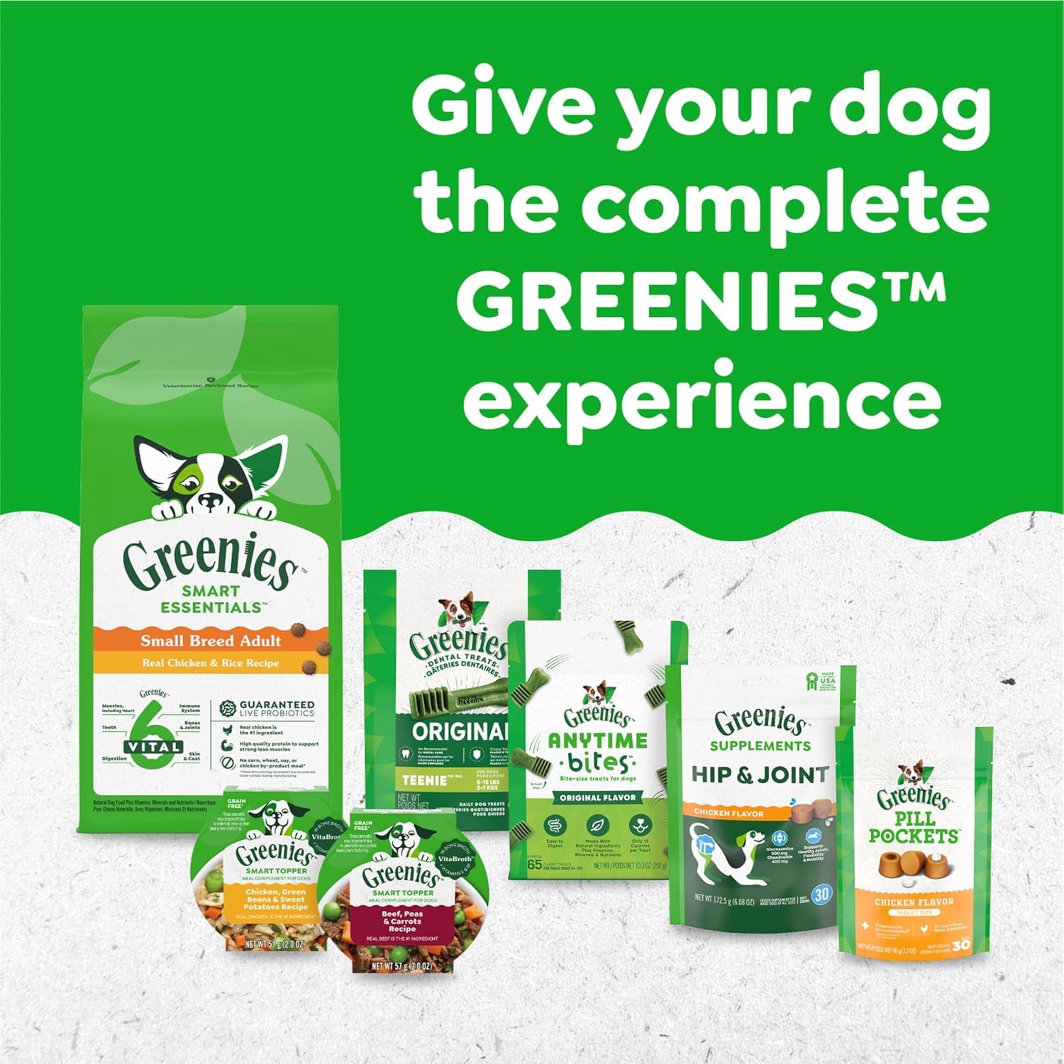 Original Large Dental Dog Treats, 6 Oz. Pack (4 Treats)