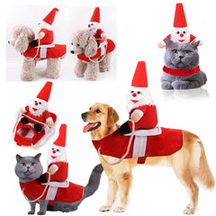 Pet Costume Dog Suit Cowboy Rider Style Dog Carrying Costume for Small Medium Large Dogs Halloween Clothes