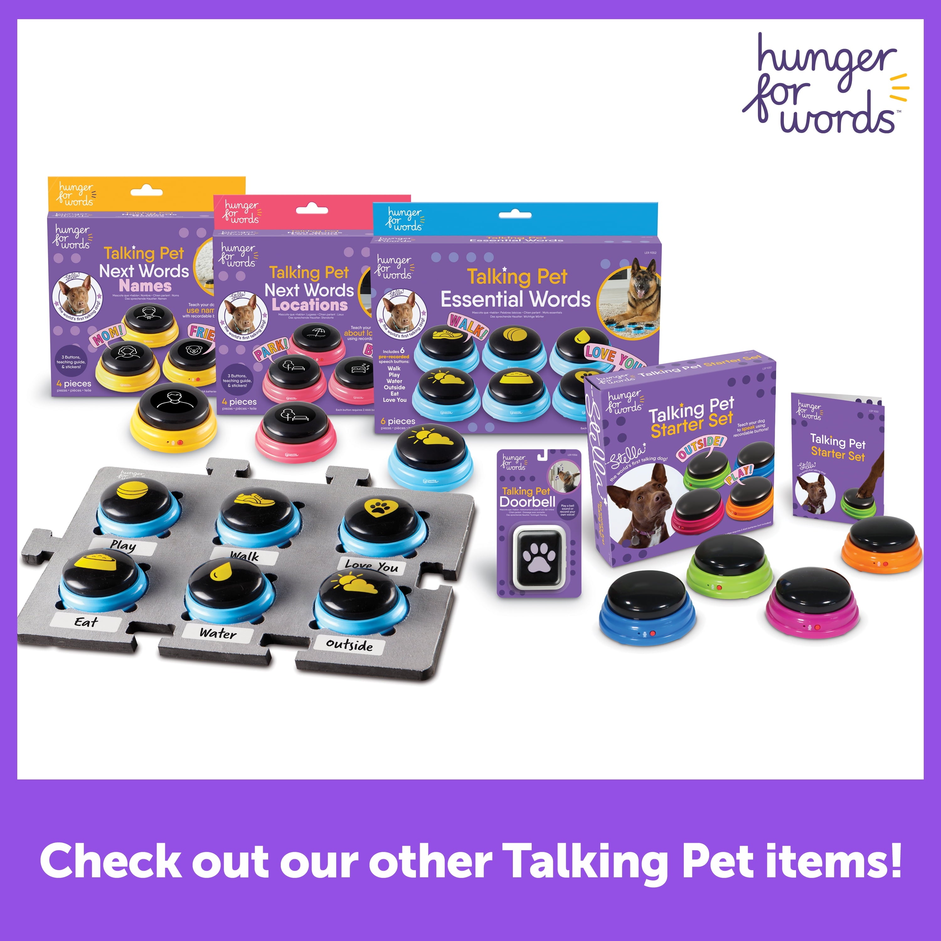 1- Piece Mat for Dog Communication Buttons