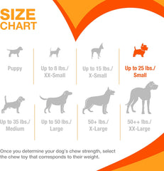 Freezer Knuckle Bone Puppy Chew Toy, Soothing Teething Toys for Puppies, Color Changing, Lamb & Apple Flavor, Small - up to 25 Lbs, 1 Count