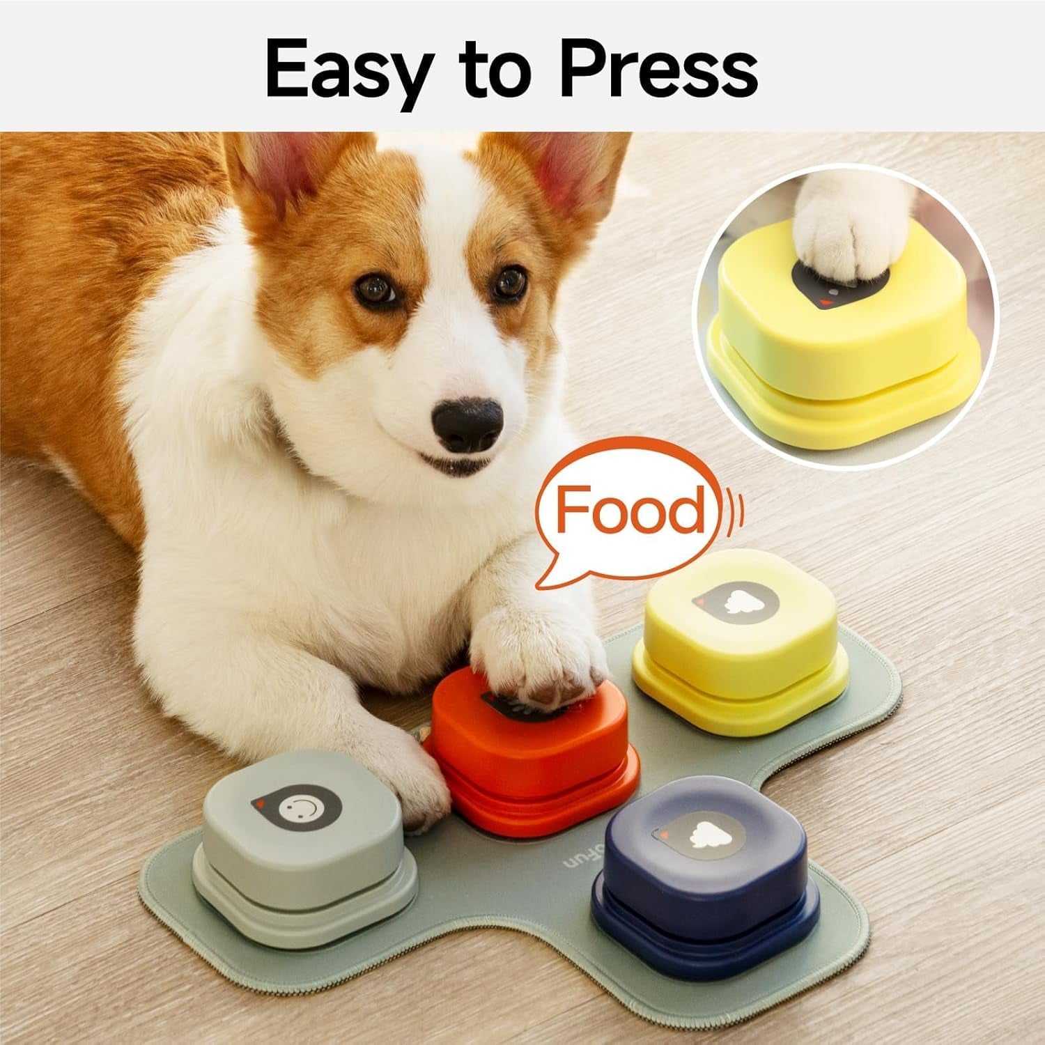 Pup Talk™ Interactive Dog Talking Buttons + Training Mat 🎤🐾