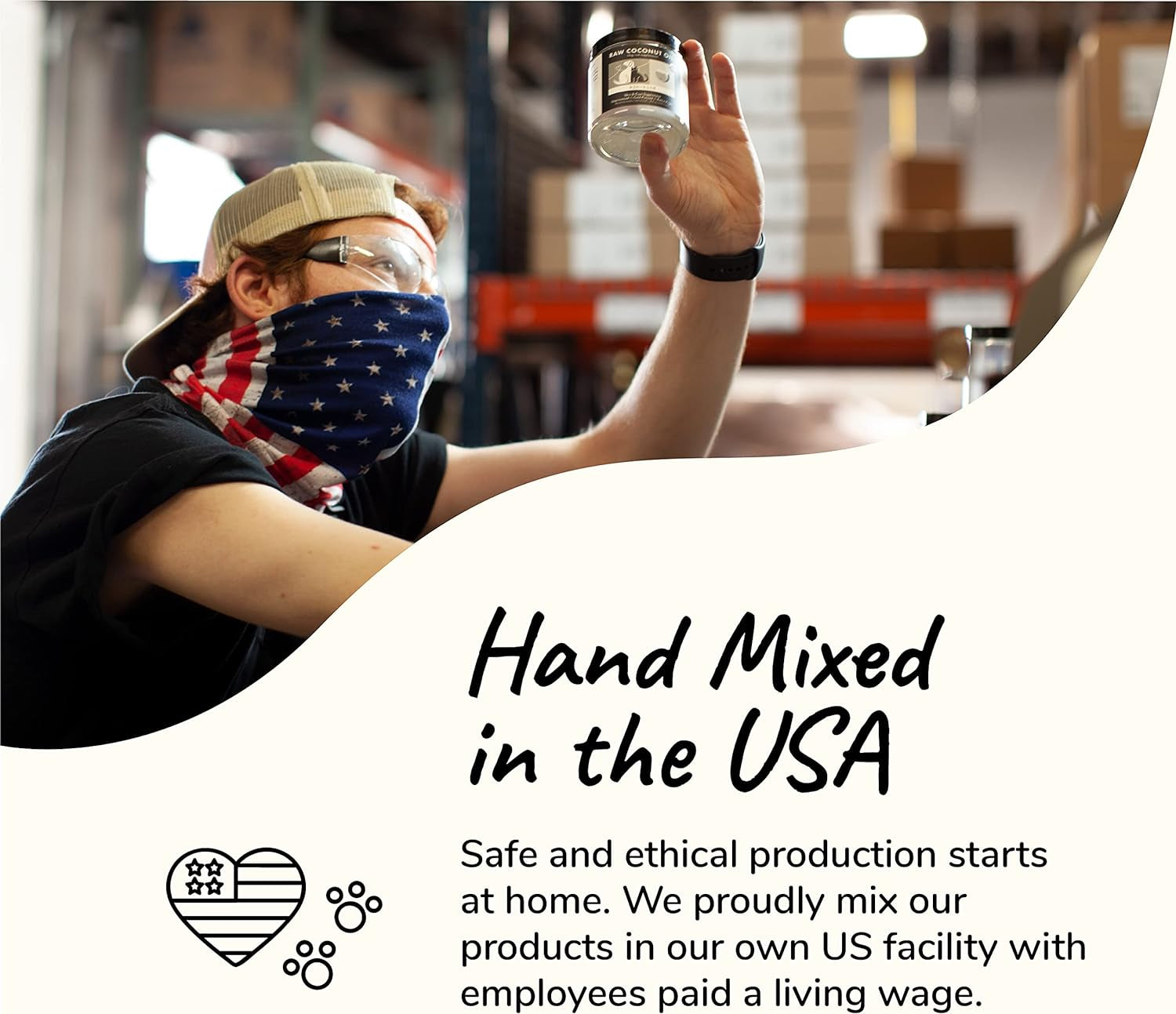 Organic Coconut Oil Pet Supplement for Dogs & Cats - Natural Skin and Coat Support with Cold Pressed Extra Virgin Coconut Oil - Itchy Skin & Dry Cracked Noses - Made in USA - 16 Fl Oz (Large)