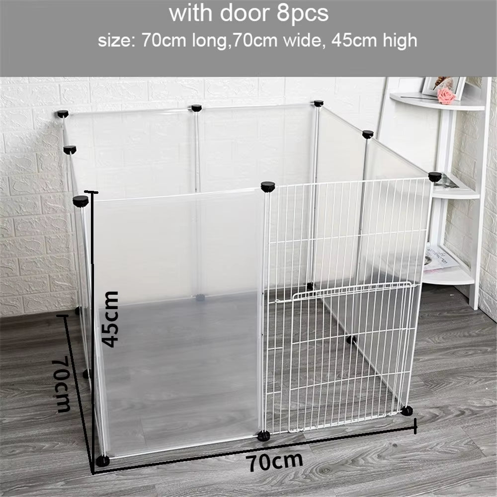 Foldable Pet Playpen Dog Fence Puppy Kennel House Exercise Training Puppy Kitten Space Dogs Supplies Rabbits Guinea Pig Cage