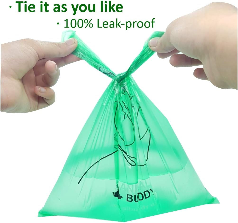 Dog Waste Bags - Disposable Biodegradable Poop Baggies - 12-Micron, No Leak or Odor Doggie Poopy Container - Recyclable Paper Box - 9X13" Roll, Lavender Scented, 500 Pieces